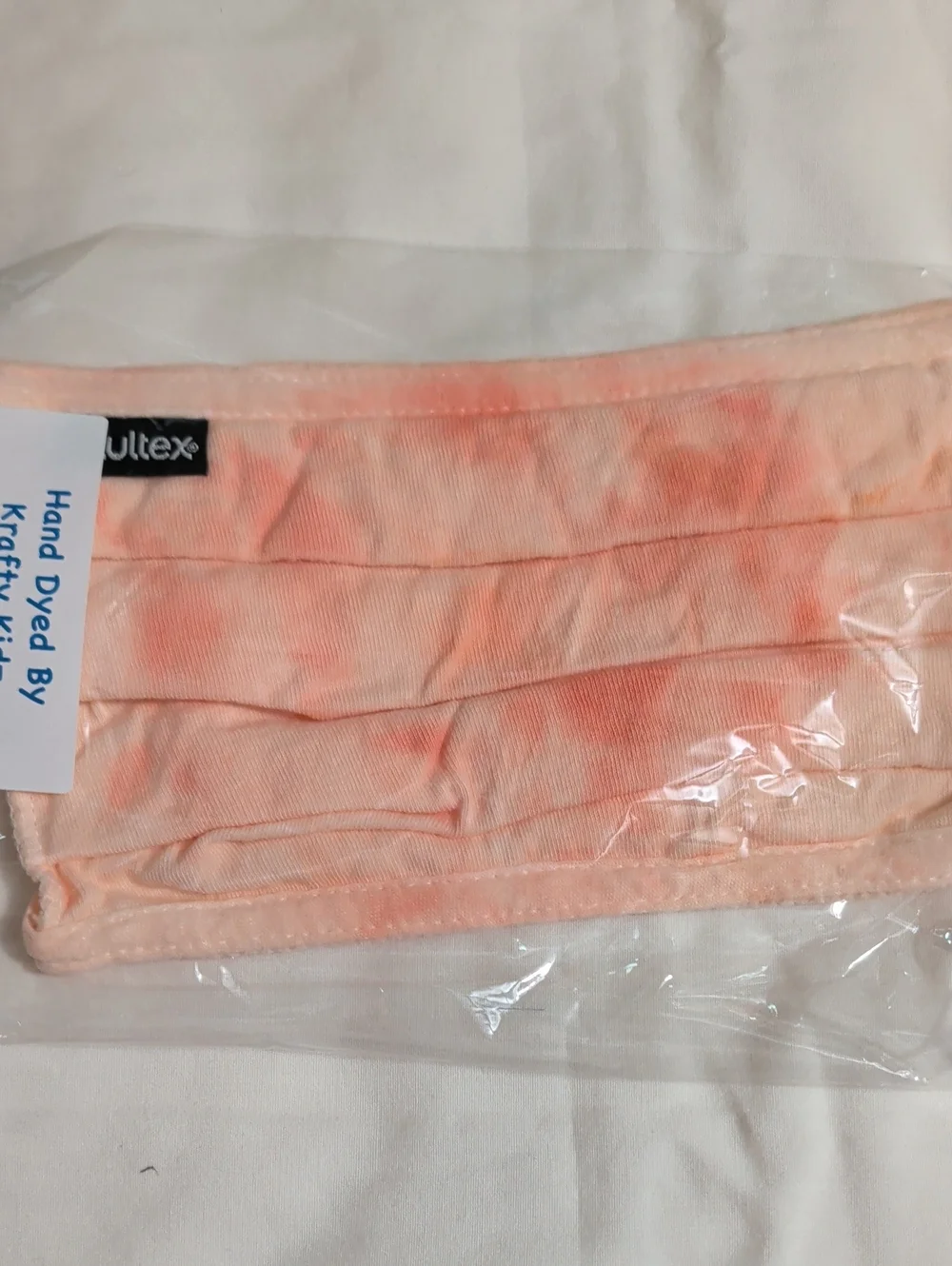 NWOT (006) Tultex Unisex Assorted Tie-Dye Face Masks Multi 8 Pack
